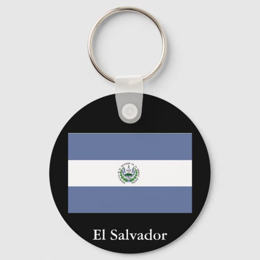 Flagge des Schlüsselanhängers El Salvador Schlüsselanhänger (Vorderseite)