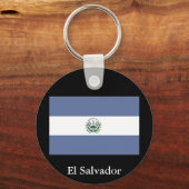 Flagge des Schlüsselanhängers El Salvador Schlüsselanhänger (Vorderseite)