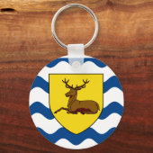 Flagge des Schlüsselanhängers Hertfordshire Schlüsselanhänger (Vorderseite)