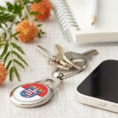 Flagge des Schlüsselanhängers Hessen Schlüsselanhänger (Seite)