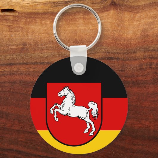 Flagge des Schlüsselanhängers Niedersachsen Schlüsselanhänger (Vorderseite)