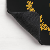 Flagge des schwarzen amerikanischen Erbes Mousepad (Ecke)