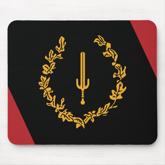 Flagge des schwarzen amerikanischen Erbes Mousepad (Vorne)