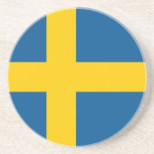 Flagge des schwedischen Untersetzer (Vorne)