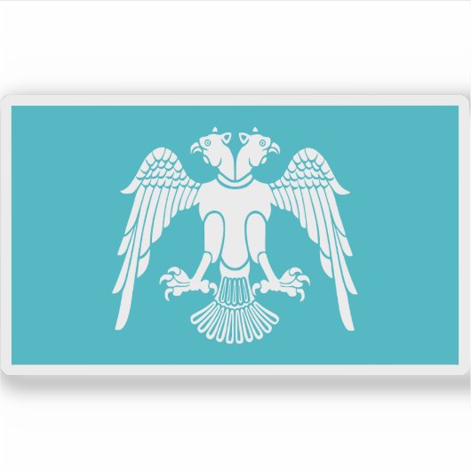 Flagge des Seljuk-Reiches Aufkleber (Vorderseite)