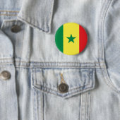 Flagge des Senegal Button (Beispiel)