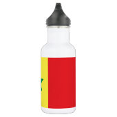 Flagge des Senegal Edelstahlflasche (Rechts)