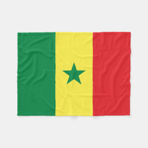 Flagge des Senegal Fleecedecke