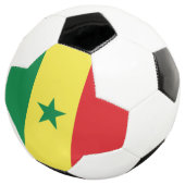 Flagge des Senegal Fußball (Dreiviertel)