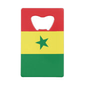 Flagge des Senegal Geldbeutel Flaschenöffner (Vorderseite)