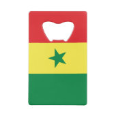 Flagge des Senegal Geldbeutel Flaschenöffner (Rückseite)