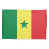 Flagge des Senegal Kissenbezug (Rückseite)