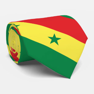 Flagge des Senegal Krawatte