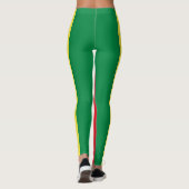 Flagge des Senegal Leggings (Rückseite)