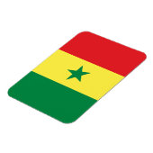 Flagge des Senegal Magnet (Linke Seite)