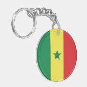 Flagge des Senegal Schlüsselanhänger (Vorderseite links)