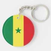 Flagge des Senegal Schlüsselanhänger (Rückseite)