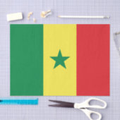 Flagge des Senegal Seidenpapier (Handwerk)