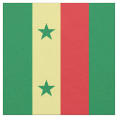 Flagge des Senegal Stoff (Nahaufnahme)
