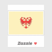 Flagge des serbischen Reiches Aufkleber (Blatt)