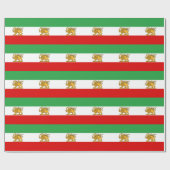 Flagge des Shah von der Iran (1964-1980) Geschenkpapier (Flach)