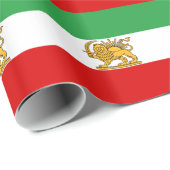 Flagge des Shah von der Iran (1964-1980) Geschenkpapier (Rolleneckpunkt)