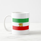 Flagge des Shah von der Iran (1964-1980) Kaffeetasse (Links)