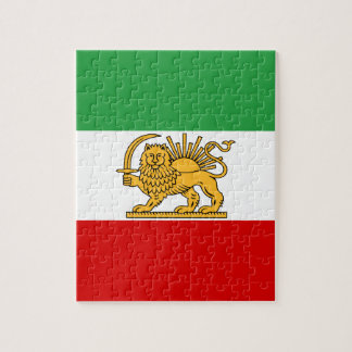 Flagge des Shah von der Iran (1964-1980) Puzzle