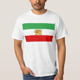 Flagge des Shah von der Iran (1964-1980) T-Shirt