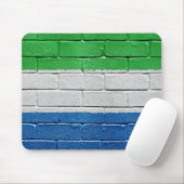 Flagge des Sierra Leone Mousepad (Mit Mouse)