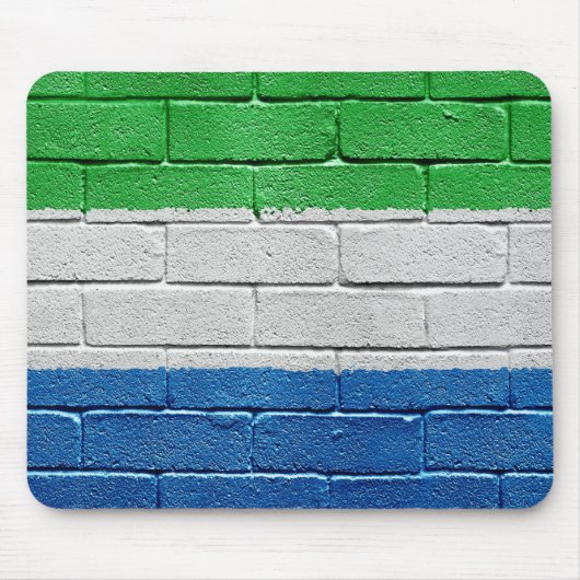 Flagge des Sierra Leone Mousepad (Vorne)