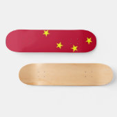 Flagge des Skateboards der China (Horizontal)