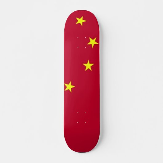 Flagge des Skateboards der China (Vorne)
