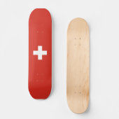 Flagge des Skateboards der Schweiz (Vorderseite)