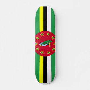 Flagge des Skateboards von Dominica