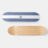 Flagge des Skateboards von El Salvador (Horizontal)