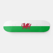 Flagge des Skateboards von Wales (Horizontal)