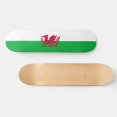 Flagge des Skateboards von Wales (Horizontal)