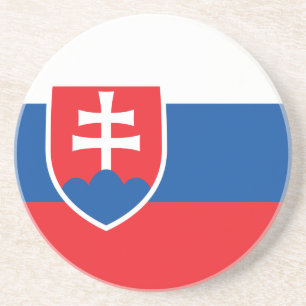 Flagge des slowakischen Untersetzer