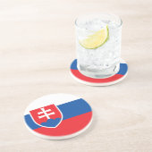 Flagge des slowakischen Untersetzer (Seite)