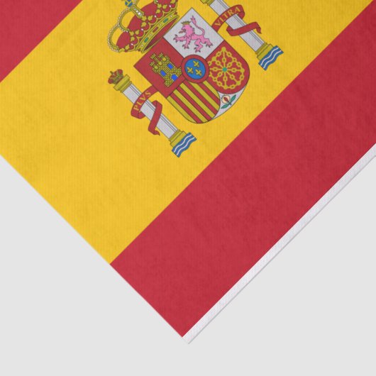 Flagge des spanischen Gewebspapiers Seidenpapier (Ausschnitt)