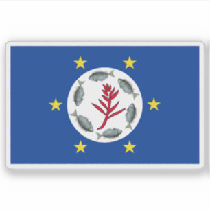 Flagge des Staat Airai, Palau Aufkleber