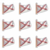 Flagge des Staat Alabama Aufkleber (Vorderseite)