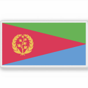 Flagge des Staat Eritrea Aufkleber