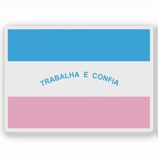 Flagge des Staat Espírito Santo, Brasilien Aufkleber (Vorderseite)