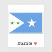 Flagge des Staat Galmudug, Somalia (2015-2015) Aufkleber (Blatt)