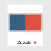 Flagge des Staat Haitis (1806-1811) Aufkleber (Blatt)