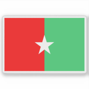 Flagge des Staat Jubaland, Somalia (1998-1999) Aufkleber