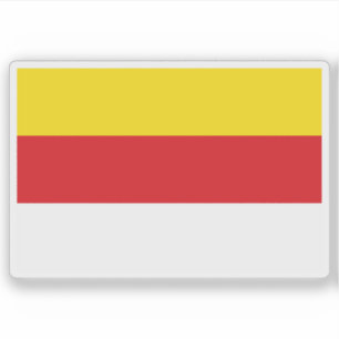 Flagge des Staat Kärnten, Österreich Aufkleber