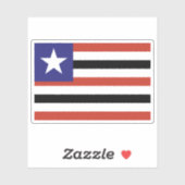 Flagge des Staat Maranhão, Brasilien Aufkleber (Blatt)